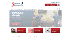 Desktop Screenshot of basementwaterproofinginc.com